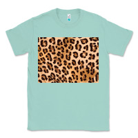 Seafoam leopard background gold 3200x2400 Classic Tee - AdoDesignShop