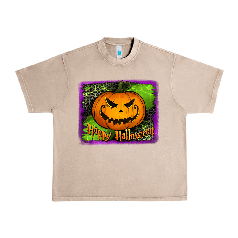 Happy Halloween Pumpkin Urban Heavy Tee by Jasminsmagicworld | Teevron
