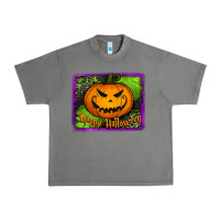 Tornado Happy Halloween Pumpkin Urban Heavy Tee - Jasminsmagicworld