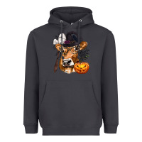Smoke Boo Heifer Cow Halloween Heavyweight Hoodie - texasbilliewilder