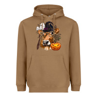Toasted Coconut Boo Heifer Cow Halloween Heavyweight Hoodie - texasbilliewilder