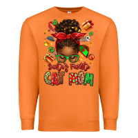 Carrot santas favorite cat mom Premium Sweatshirt - texasbilliewilder