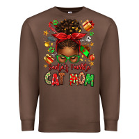 Chestnut santas favorite cat mom Premium Sweatshirt - texasbilliewilder