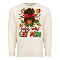 Sandshell santas favorite cat mom Premium Sweatshirt - texasbilliewilder