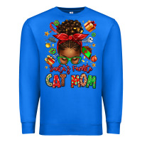 True Royal santas favorite cat mom Premium Sweatshirt - texasbilliewilder