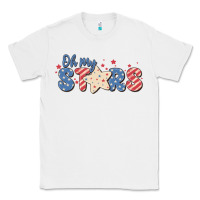White oh my stars Classic Tee - MaliasSmallBusiness