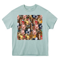 Arona western farm animals seamless pattern Heavy Core Tee - HRA Design Shop