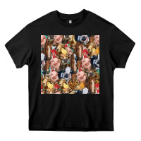 Black western farm animals seamless pattern Heavy Core Tee - HRA Design Shop