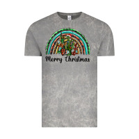 Merry Christmas Cactus Rainbow Vintage Tee | Teevron