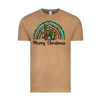 Vintage Camel merry christmas cactus rainbow Vintage Tee - BarkalooDesign