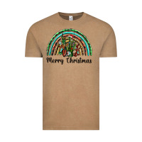 Vintage Coffee merry christmas cactus rainbow Vintage Tee - BarkalooDesign