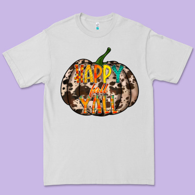 Happy Fall Yall Premium Tee Designed By Racoondesign