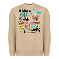 Mushroom it takes a big hearts to helps shape little minds Heavyweight Sweatshirt - MaliasSmallBusiness