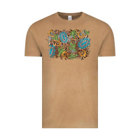 Vintage Camel horseshoe leopard gemstone cactus background Vintage Tee - AdoDesignShop