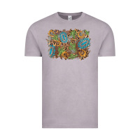 Vintage Zinc horseshoe leopard gemstone cactus background Vintage Tee - AdoDesignShop