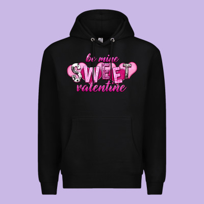 Be Mine Sweet Valentine's Day Premium Hoodie Designed By Howdyjamesfarm