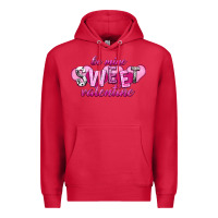 Cardinal Be mine sweet Valentine's Day Premium Hoodie - HowdyJamesFarm