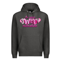 Charcoal Heather Be mine sweet Valentine's Day Premium Hoodie - HowdyJamesFarm