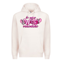 Pale Pink Be mine sweet Valentine's Day Premium Hoodie - HowdyJamesFarm