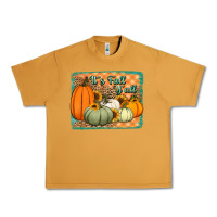 Peanut Butter It's Fall y'all pumpkins halloween and sunflowers Urban Heavy Tee - Jasminsmagicworld