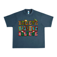Midnight Navy believe believe believe Urban Heavy Tee - AdoDesignShop