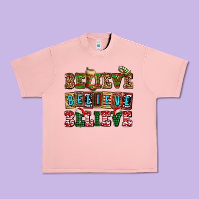 Believe Believe Believe Urban Heavy Tee Designed By Adodesignshop