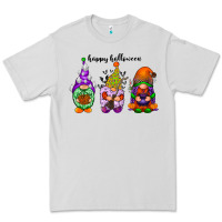 Dove Grey happy halloween gnomes black Premium Tee - RacoonDesign