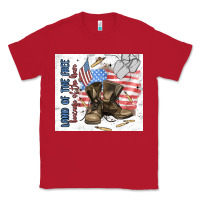 Red land of the free Classic Tee - MaliasSmallBusiness
