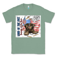 Sage land of the free Classic Tee - MaliasSmallBusiness