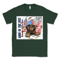 Sports Green land of the free Classic Tee - MaliasSmallBusiness