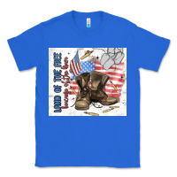 True Royal land of the free Classic Tee - MaliasSmallBusiness