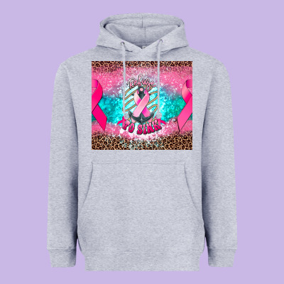 Refuse To Sink Anchor Cancer Heavyweight Hoodie Designed By Nancycooperartshop