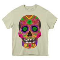 Mossy sugar skull Heavy Core Tee - FaDigitalArtStudio