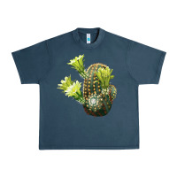 Midnight Navy nylon hedgehog cactus Urban Heavy Tee - LillyAllenDesigns