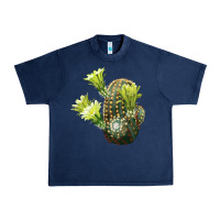 Navy nylon hedgehog cactus Urban Heavy Tee - LillyAllenDesigns