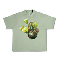Oil Green nylon hedgehog cactus Urban Heavy Tee - LillyAllenDesigns