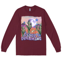Burgundy desert dreaming Long Sleeve Tee - MaliasSmallBusiness