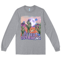 Heather Grey desert dreaming Long Sleeve Tee - MaliasSmallBusiness