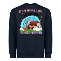 Navy buy me animals Heavyweight Sweatshirt - MaliasSmallBusiness