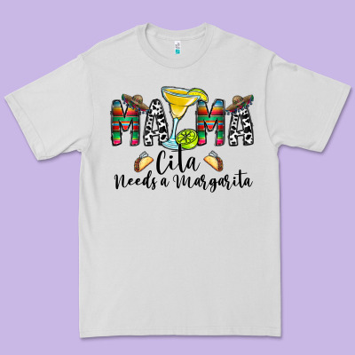 Mama Cita Needs A Margarita Premium Tee Designed By Cowhidedigitalart