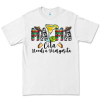 White Mama Cita Needs a Margarita Premium Tee - CowhideDigitalArt