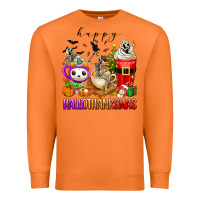 Carrot happy hallothanksmas skeleton coffee cups Premium Sweatshirt - texasbilliewilder
