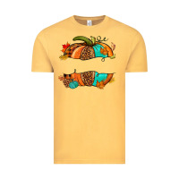 Vintage Mustard custom pumpkin name Vintage Tee - NancyCooperArtShop