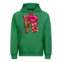 Emerald Western love lips Urban Hoodie - FaDigitalArtStudio