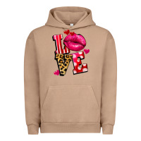 Pigment Burro Western love lips Urban Hoodie - FaDigitalArtStudio