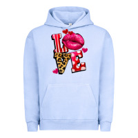 Pigment Grape Ice Western love lips Urban Hoodie - FaDigitalArtStudio
