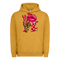 Pigment Peanut Butter Western love lips Urban Hoodie - FaDigitalArtStudio