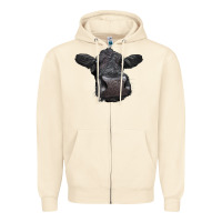 Sandshell Black Angus Heifer Zipper Hoodie - LillyAllenDesigns