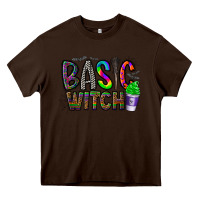 Chocolate Brown basic witch Heavy Core Tee - CowhideDigitalArt