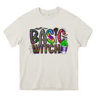 Cream basic witch Heavy Core Tee - CowhideDigitalArt